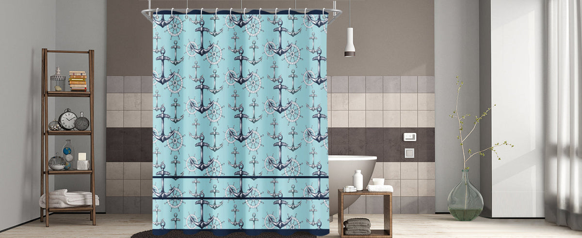 Shower Curtain Blue Eucalyptus Shower Curtains for Bathroom, Watercolor Leaf Shower Curtain Sets Waterproof Plant Shower Curtain Leaves Fabric Cloth Bathroom Curtains 72x72 inch with Hooks
