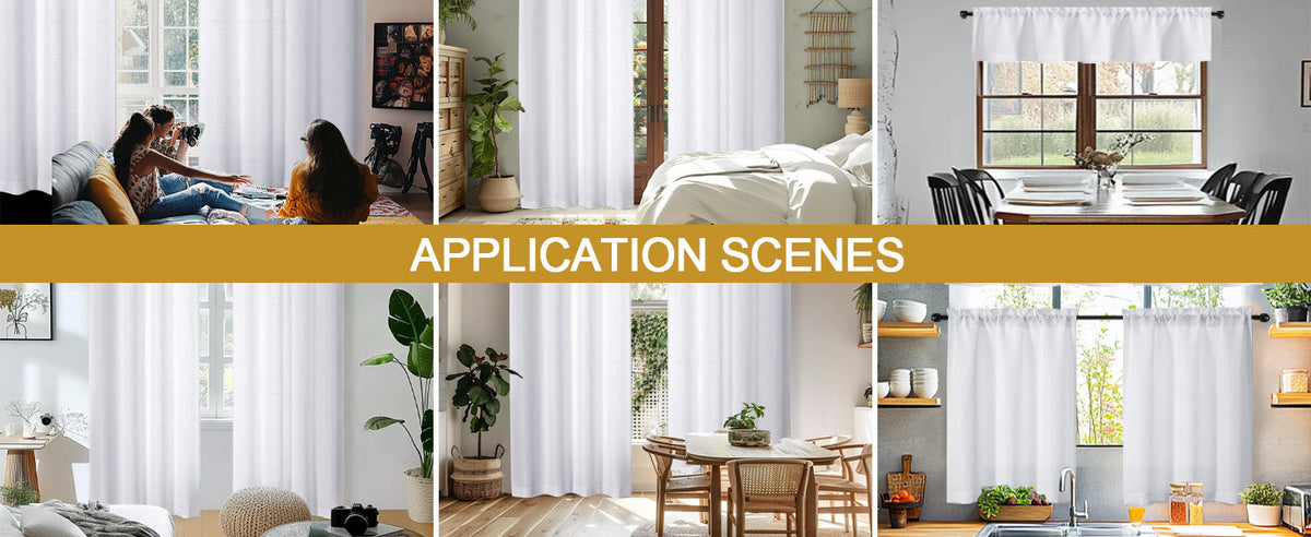 Black Curtains 63 Inch Length 2 Panels Set for Living Room Bedroom, Light Filtering Faux Linen Textured Soft Window Curtain, Airy Soft Rod Pocket cortinas para cuarto, 40Wx63L Inches, 2 Pcs